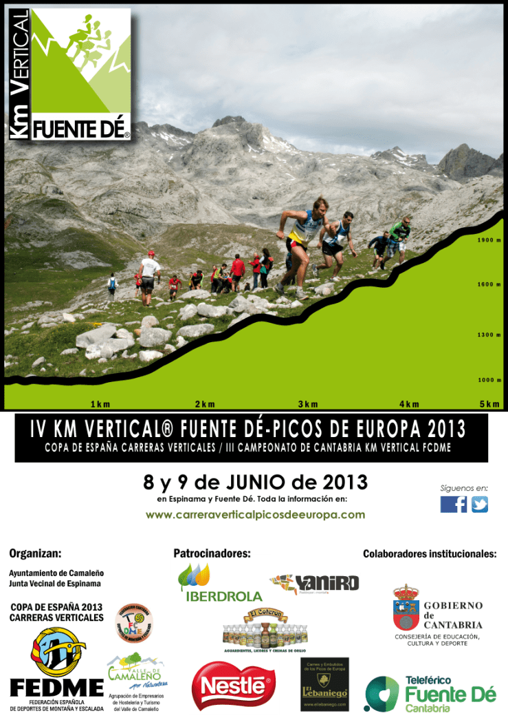 Cartel KmVertical FuenteDe 2013
