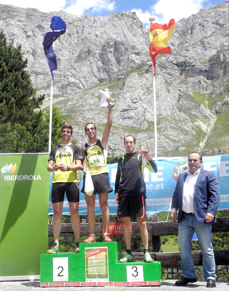 Podio lebaniegos V Km Vertical® Fuente Dé 2014