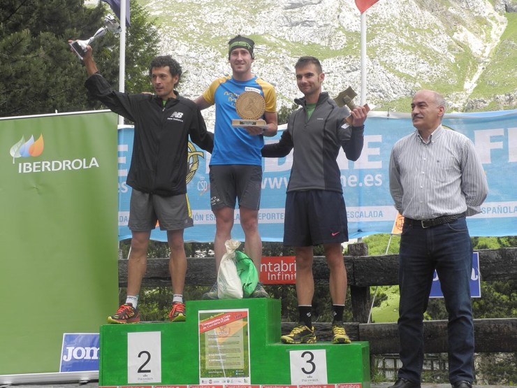 Podio masculino V Km Vertical® Fuente Dé 2014